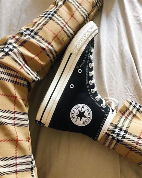 burberry high top|burberry converse high tops.